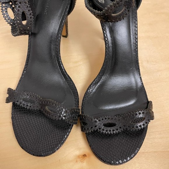 Isabel Marant Laser-Cut Ankle Strap Sandals - Picture 8 of 8